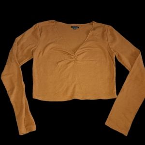Wild Fable Long Sleeve Crop Top Women's Medium NWOT